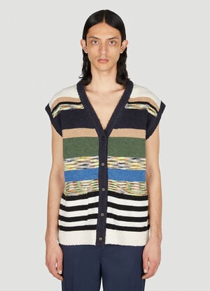 Soulland Alert And Fresh Sleeveless Cardigan Multicolour sld0352001