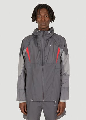 SLAM JAM Transformable Windbreaker Jacket Grey slj0349003