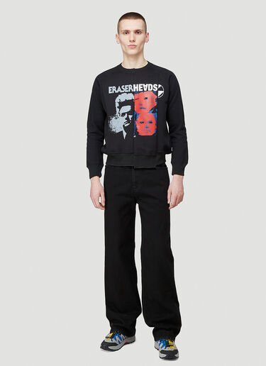 Reconstructed Eraserheads Sweatshirt The Salvages Reconstructed Eraserheads Sweatshirt Black slv0144006