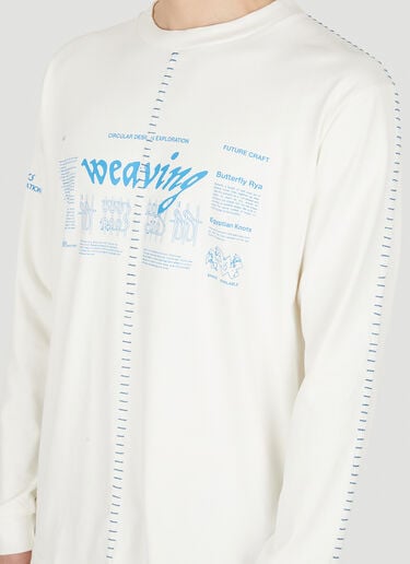 Artisan Weaving T-Shirt Space Available Artisan Weaving T-Shirt White spa0350016