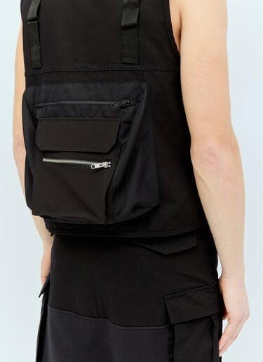 Utility Recycled Vest Space Available Utility Recycled Vest Black spa0356009