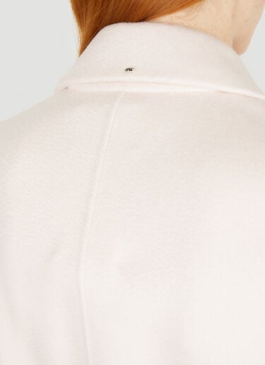 Sportmax ベルト ダブルブレストコート ピンク spx0250016