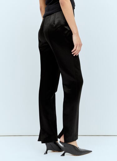 Sportmax 새틴 테일러드 팬츠  블랙 spx0256022