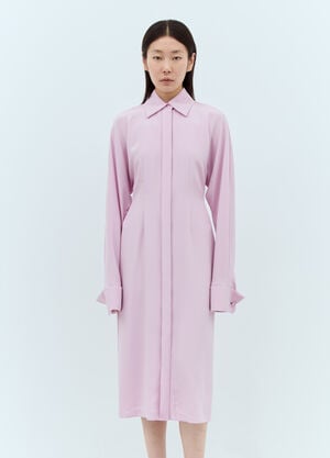 Sportmax 기모노 소매 셔츠 원피스 라일락 spx0257004