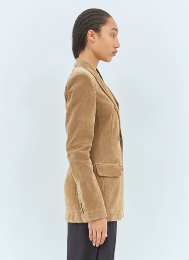 플록트 데님 블레이저 Sportmax 플록트 데님 블레이저 브라운 spx0258003