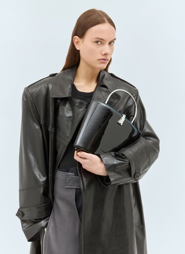 漆皮桶包 Sportmax 漆皮桶包 黑色 spx0258017