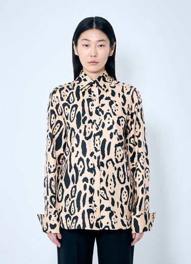 Sportmax 动物印花衬衫 米色 spx0259003
