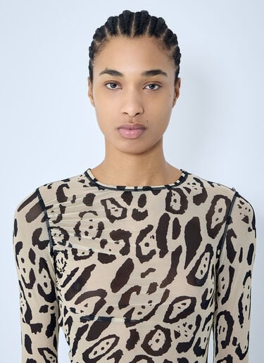 Sportmax メッシュトップ  ベージュ spx0259004