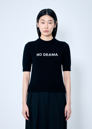 Sportmax Wool-And-Cashmere-Blend Sweater Black spx0259010