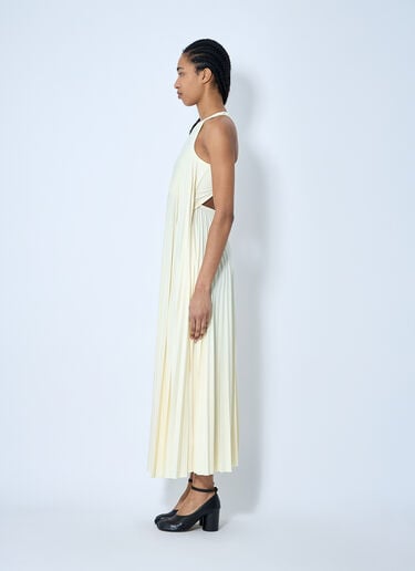 Sportmax 百褶平纹针织连衣裙  黄色 spx0260003