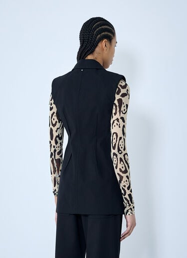 Oca Tailored Vest Sportmax Oca Tailored Vest Black spx0260005