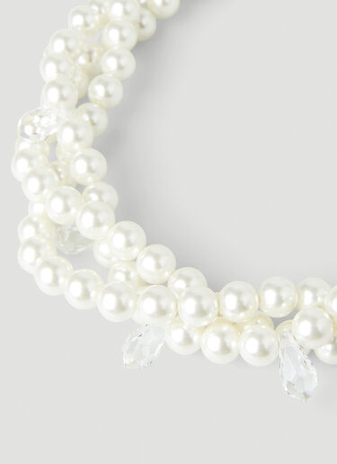 Simone Rocha 트위스트 네크리스 크림 sra0250022