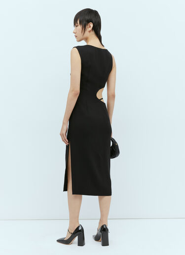 St. Agni 아크 컷아웃 드레스 블랙 sta0255003