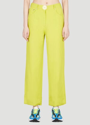 Stella McCartney Maxi Button Pants Yellow stm0251014