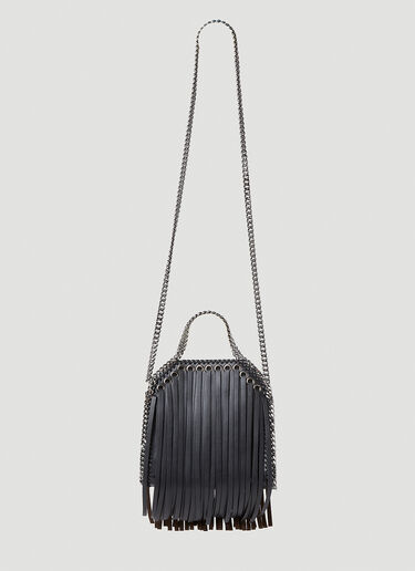 Falabella Fringed Tiny Tote Bag Stella McCartney Falabella Fringed Tiny Tote Bag Black stm0253020