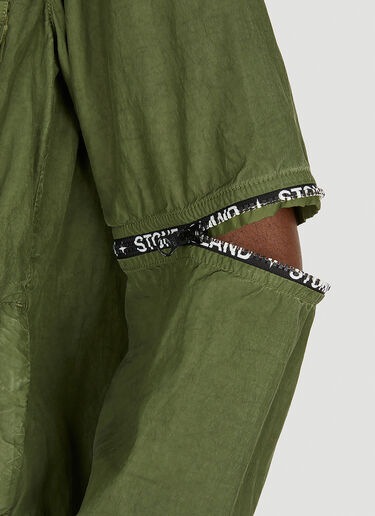ジップエルボー オーバーシャツジャケット Stone Island ジップエルボー オーバーシャツジャケット グリーン sto0148024