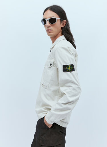 컴퍼스 패치 오버셔츠 Stone Island 컴퍼스 패치 오버셔츠 베이지 sto0154042