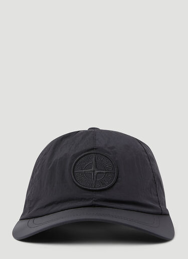 로고 자수 베이스볼 캡 Stone Island 로고 자수 베이스볼 캡 블랙 sto0154092