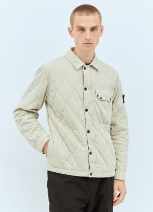 Stone Island 绗缝夹克  米色 sto0158016