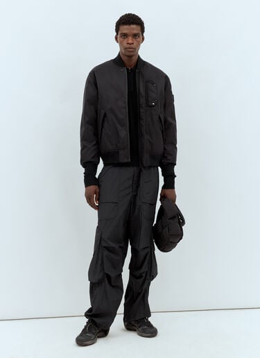 斜纹布填充夹克 Stone Island 斜纹布填充夹克 黑色 sto0158021
