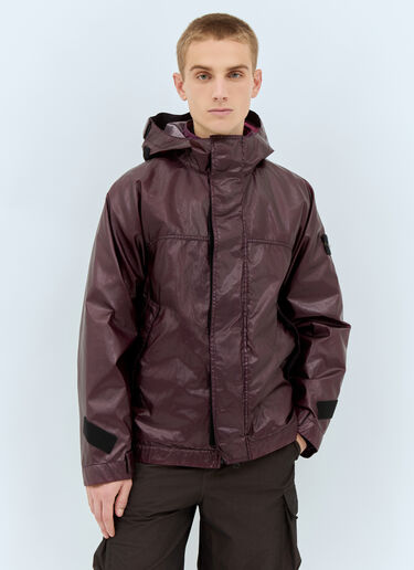 레이어 코팅 마감 재킷 Stone Island 레이어 코팅 마감 재킷 버건디 sto0158023