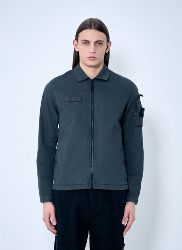 Stone Island 罗盘贴饰夹克  黑色 sto0160005