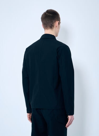 Ghost Jacket With Logo Patch Stone Island Ghost Jacket With Logo Patch Black sto0160008