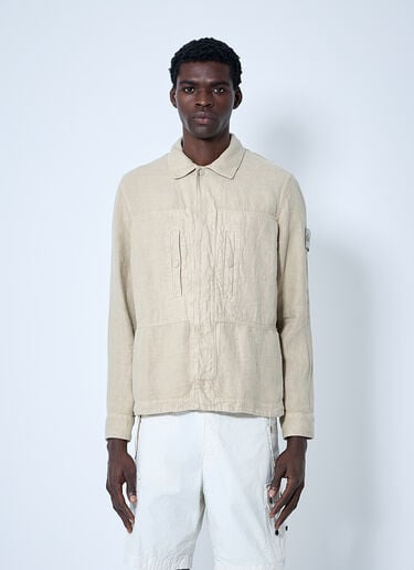 Ghost Shirt Stone Island Ghost Shirt Beige sto0160009
