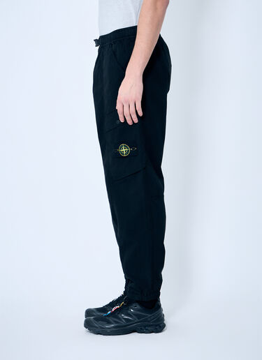 Compass Patch Cargo Pants Stone Island Compass Patch Cargo Pants Black sto0160020