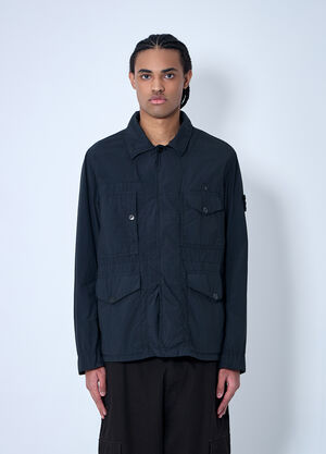 Stone Island Ghost Field Jacket Black sto0160024