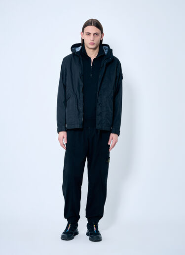 Short Parka Jacket Stone Island Short Parka Jacket Black sto0160030