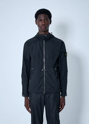 Stone Island Short Parka Jacket Black sto0160032