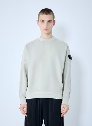 Compass Patch Sweatshirt Stone Island Compass Patch Sweatshirt Beige sto0160046