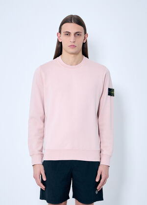 Stone Island Compass Patch Sweatshirt Pink sto0160049