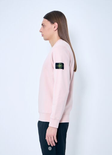 Stone Island Compass Patch Sweatshirt Pink sto0160049