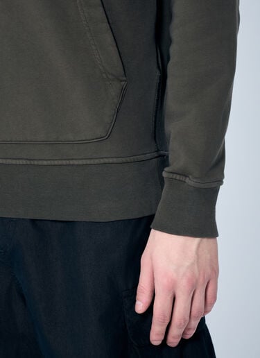 コンパス パッチ フード付きスウェットシャツ Stone Island コンパス パッチ フード付きスウェットシャツ グリーン sto0160051