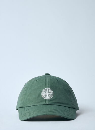 로고 모티프 베이스볼 캡 Stone Island 로고 모티프 베이스볼 캡 그린 sto0160054
