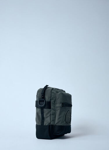 Stone Island Logo Patch Crossbody Bag Green sto0160063