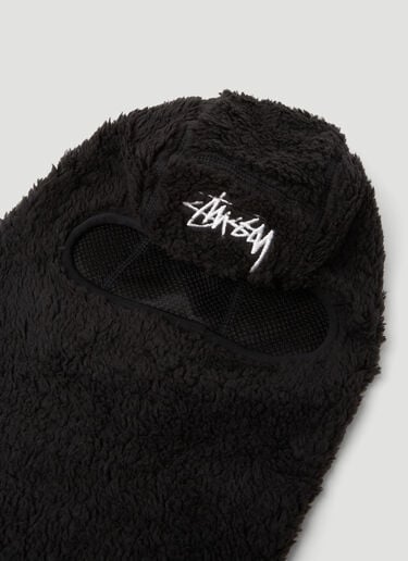 Stüssy 徽标刺绣面罩 黑 sts0151024