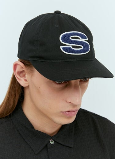 Chenille S Low Pro Baseball Cap Stüssy Chenille S Low Pro Baseball Cap Black sts0152065