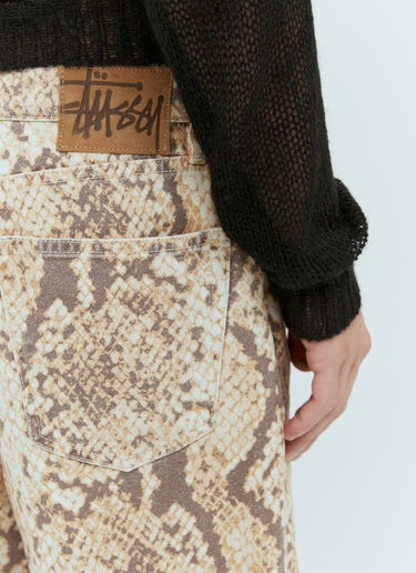 Stüssy Washed Canvas Big Ol' Jeans Beige sts0153011