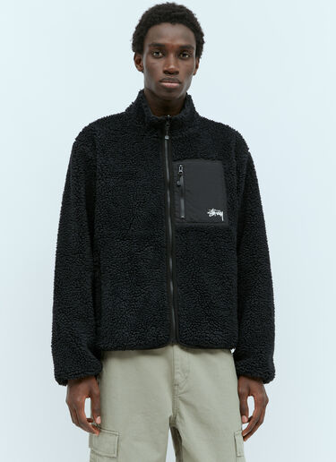 Stüssy Sherpa Reversible Jacket Black sts0154006