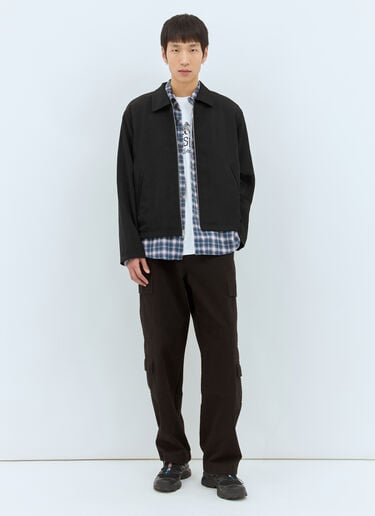 Stüssy Club 拉链夹克 黑色 sts0157002