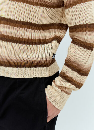 Tonal Stripe Sweater Stüssy Tonal Stripe Sweater Beige sts0157004