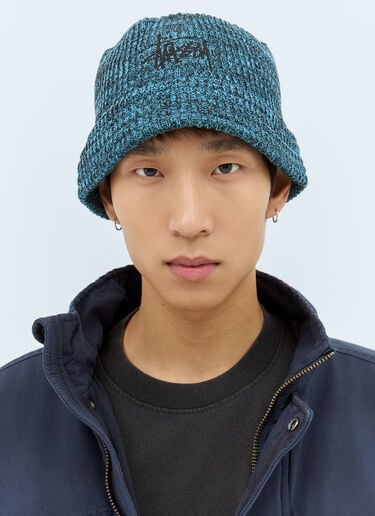 夹花纱线针织渔夫帽 Stüssy 夹花纱线针织渔夫帽 蓝色 sts0158019