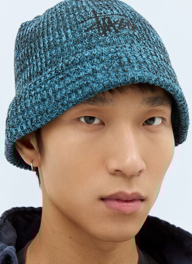 夹花纱线针织渔夫帽 Stüssy 夹花纱线针织渔夫帽 蓝色 sts0158019