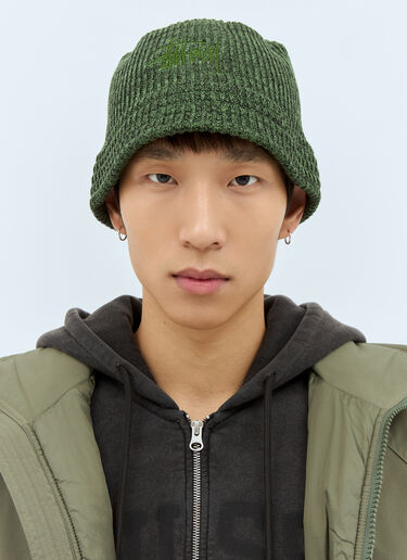 夹花纱线针织渔夫帽 Stüssy 夹花纱线针织渔夫帽 绿色 sts0158020