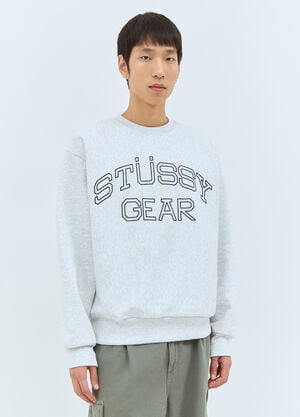 Stüssy Gear Crewneck Sweatshirt Grey sts0158026
