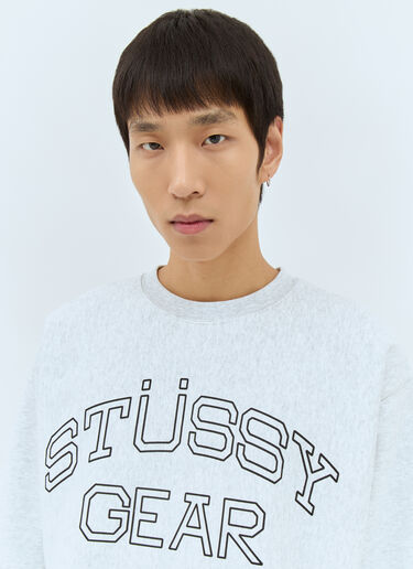 Stüssy Gear Crewneck Sweatshirt Grey sts0158026