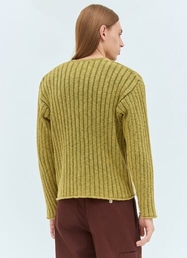Ribbed Crewneck Sweater Stüssy Ribbed Crewneck Sweater Green sts0159004